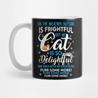 Cats Christmas Song. Meowy Christmas. Mug